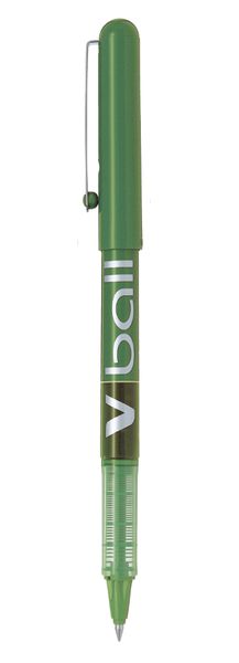Pilot BL-VB-5 VBall Liquid Ink Pen - Box of 12 - Green