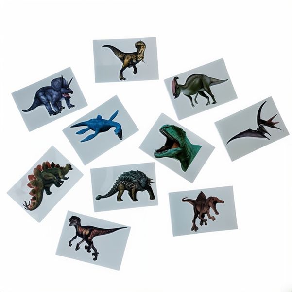 Party &amp; Classroom Kids Prizes: Kids Dinosaur Temporary Tattoos (Set of 10)