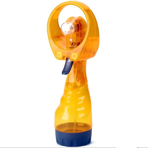 Facial Hand Held Water Misting Fan - Yellow