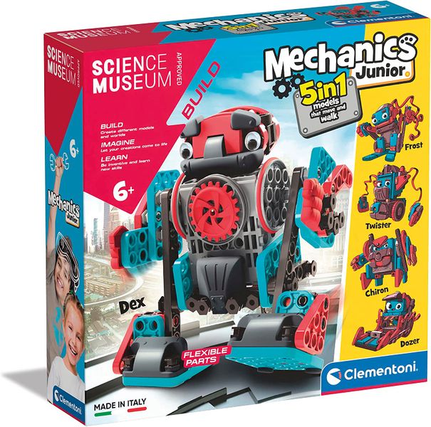 Clementoni Science Museum Moving Robots 5 Model Kit
