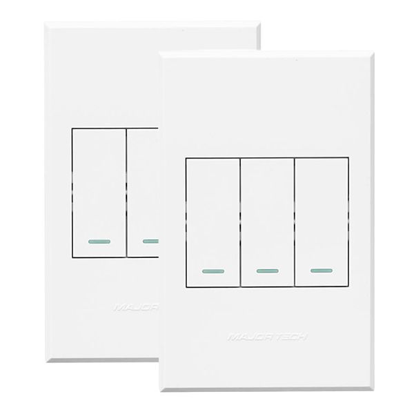 Veti 3 Three Lever One-Way Switch, Pack of 2 (3VW113)