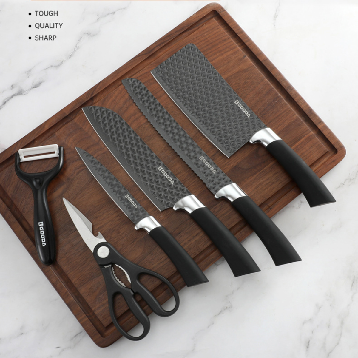 6 Piece Non-Stick Knife Set | Shop Today. Get it Tomorrow