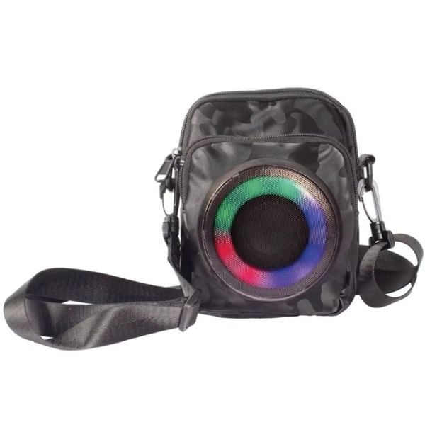 Wireless Speaker Sling Bag with RGB Lights Hands-Free Party, Travel &amp; Gift