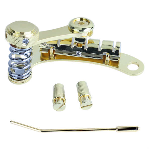 Sg-01 Gold Vibrato Bridge Jazz Guitar Double Locking Tremolo System