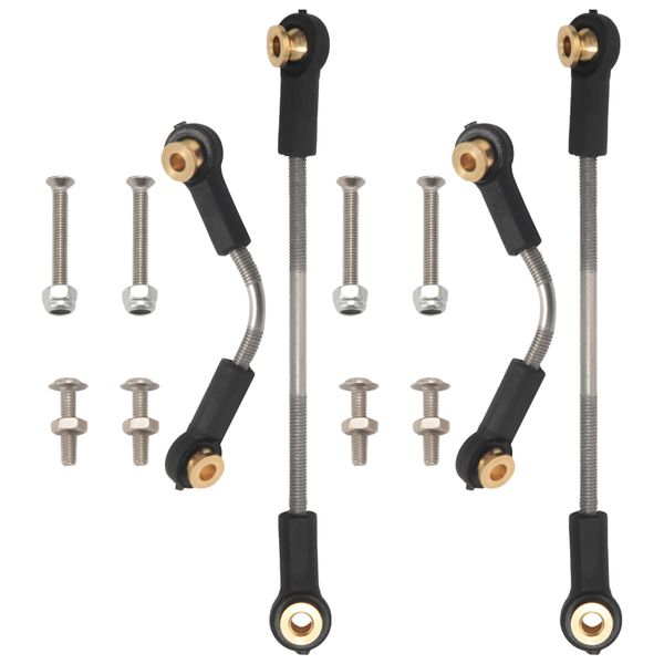 2 Set Steering Pull Rod Servo Rod Upgrade Parts
