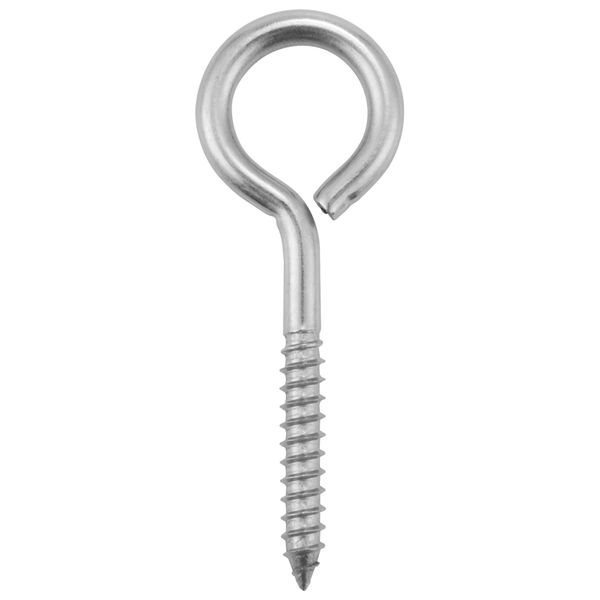 10 Pack Stainless Steel Eye Shape Screws Metal Hook Wood Terminal M6