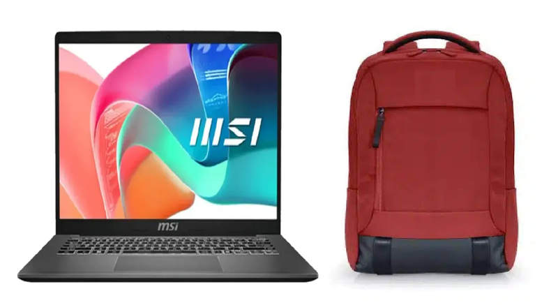 MSI Modern 14 13th Gen Core i3 32GB RAM/4TB SSD Professional Laptop &amp; Bag