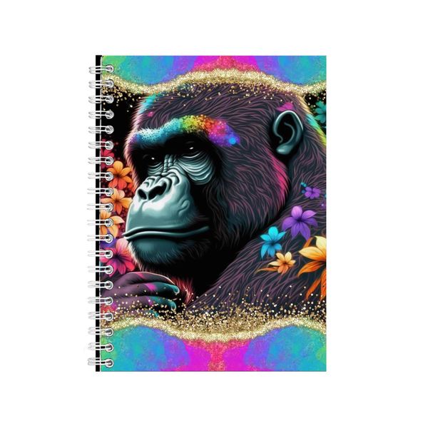 Big Gorilla Neon Notebook Gift Idea Writing Book Notepad Pad 70