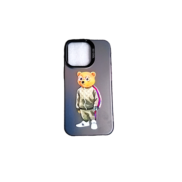 Fashion Cute Bear phone case Compatible with iphone 13Pro