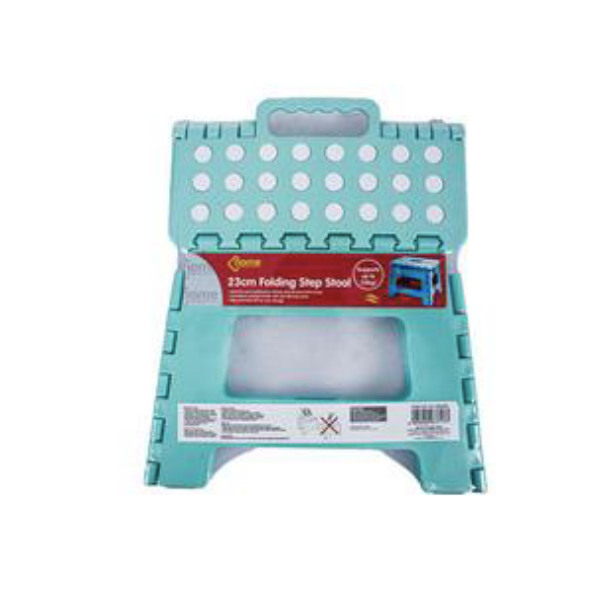 Home- Blue Collapsible Step Stool 23cm x1
