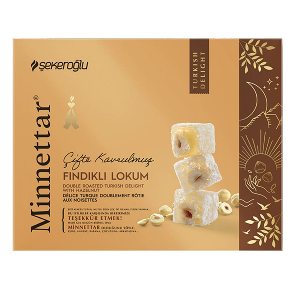 Sekeroglu Hazelnut Turkish Delight 300g - Imported Turkish Delight
