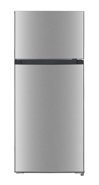 Univa UT165M A-Rated 127L Top Freezer Mini Fridge in Metallic Finish