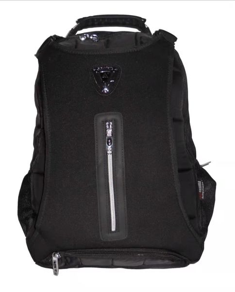 B.W-Backpack Laptop Bag School Bag - Black