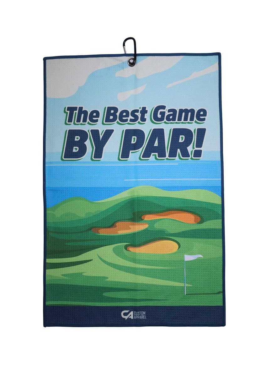 CA Waffle Golf Towels - Best By Par