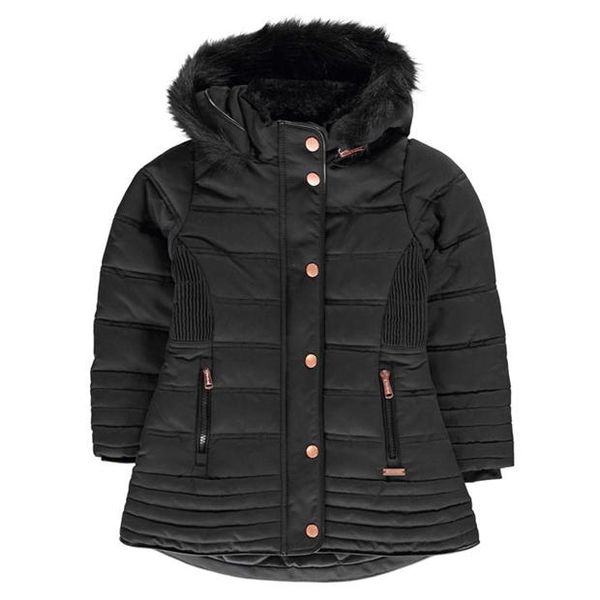 Firetrap Infant Girls Luxury Bubble Jacket - Black (Parallel Import)