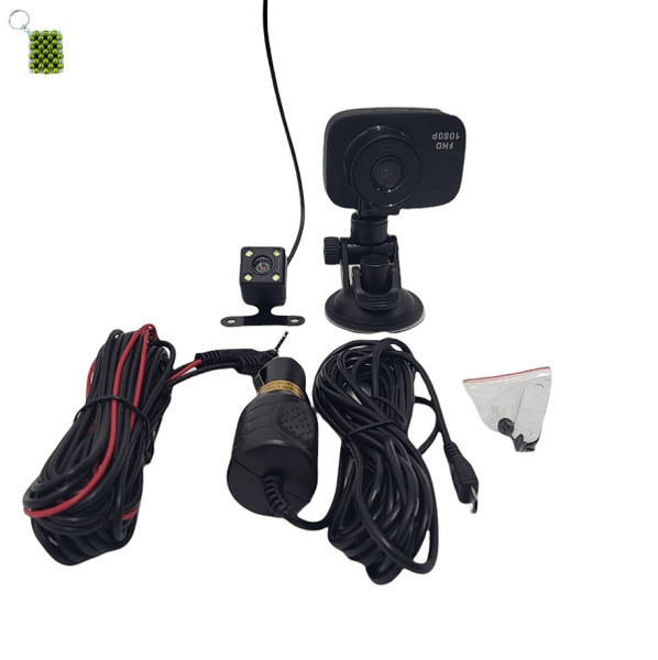 Q10 Car Dash Camera With 2.2 Screen And Reverse Camera+key holder