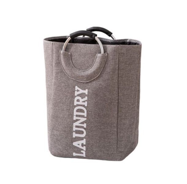 Olive Tree Collapsible Storage/Laundry Bin With Aluminium Handle