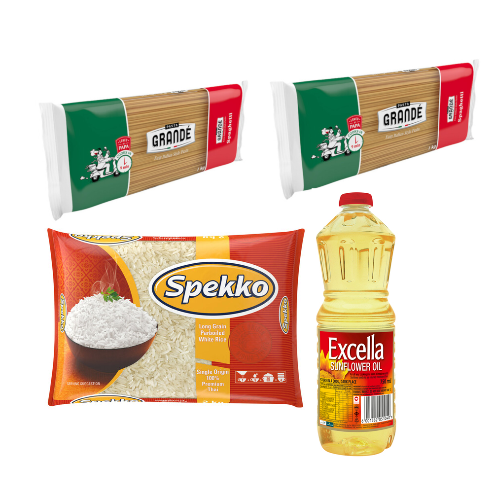 Rice, Pasta and Cooking Oil Combo Shop Today. Get it Tomorrow