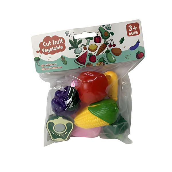 Pretend Cutting Food With Pretend Knife &amp; Cutting Board