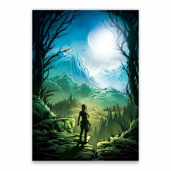 Nosy Crow Mountainous Landscape Poster - A1