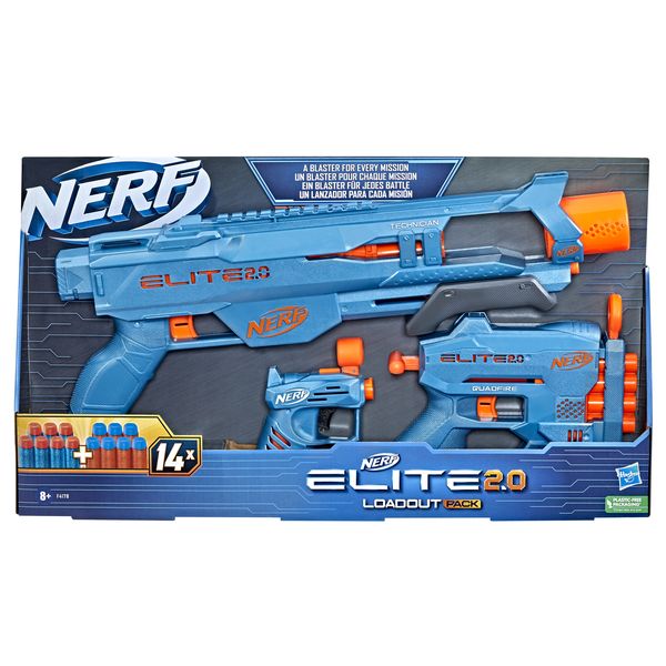 Nerf Elite 2.0 Loadout Blaster Pack