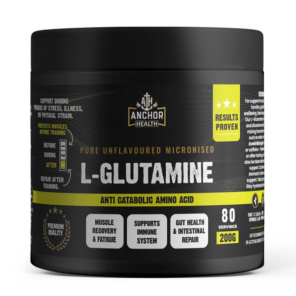 Anchor Health L-Glutamine Unflavoured Powder - 200g