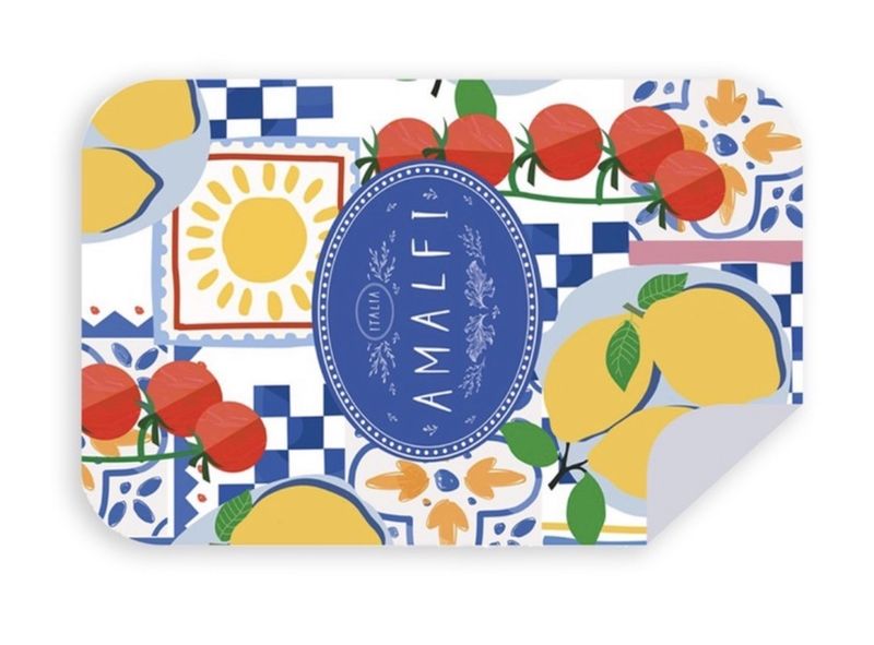 Microfibre XL Printed Towel - Amalfi PRXL3770