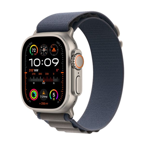 Apple Watch Ultra 2 GPS+Cellular Titanium Case with Alpine Loop (49mm) - S