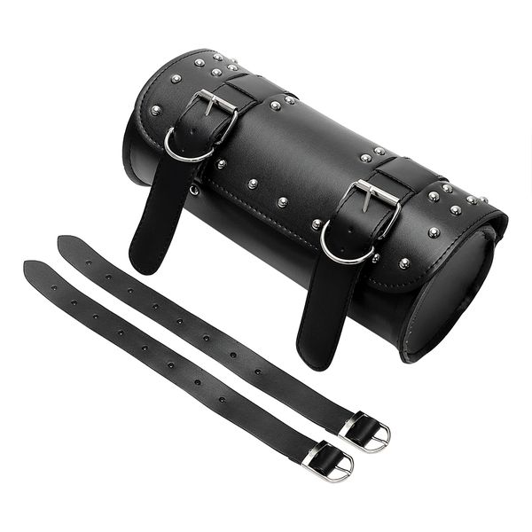 Universal PU Leather Motorcycle Handlebar Bag Motorcycle Fork Bag