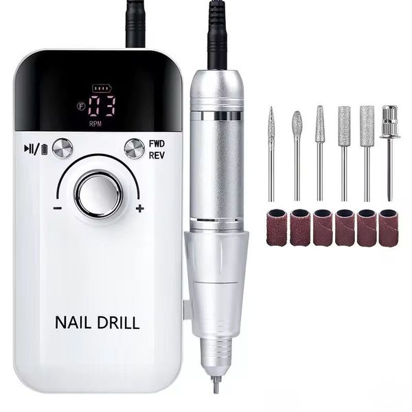 Portable Rechargeable Electric Nail Drill