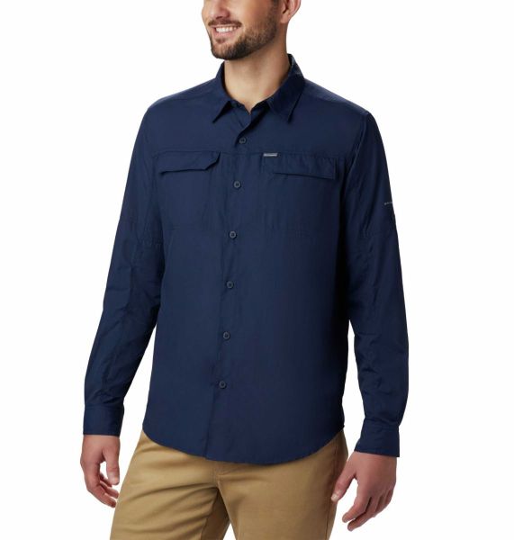 Columbia Men's Silver Ridge 2.0 Long Sleeve Shirt in Collegiate Navy