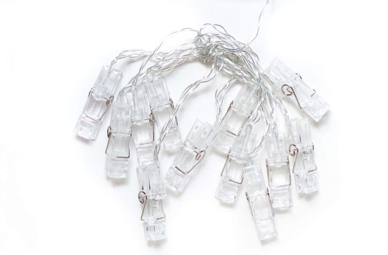 20LED Photo Clip Fairy String Lights 5M For Hanging Photos/Notes