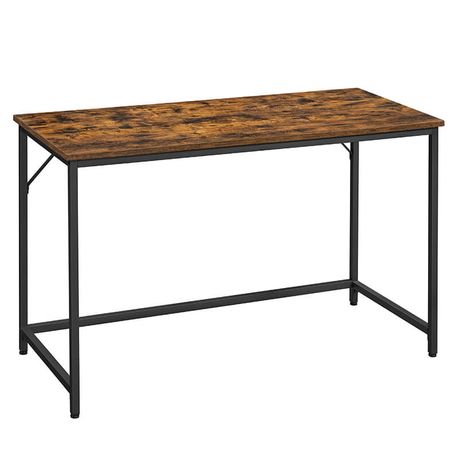 Vasagle Computer Desk 120cm Rustic Brown and Black