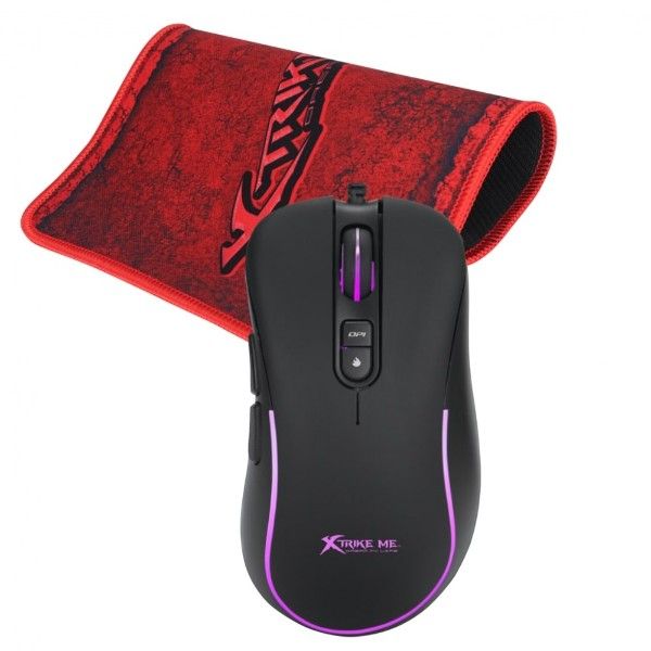Xtrike Me - GMP - 290 - Led Wired Mouse and Mouse Pad Gaming Combo