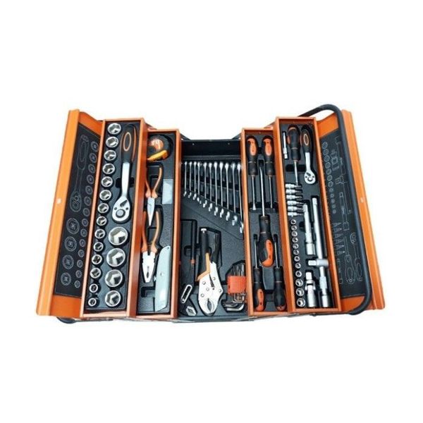 Comprehensive 85-Piece Tool Kit with Metal Case