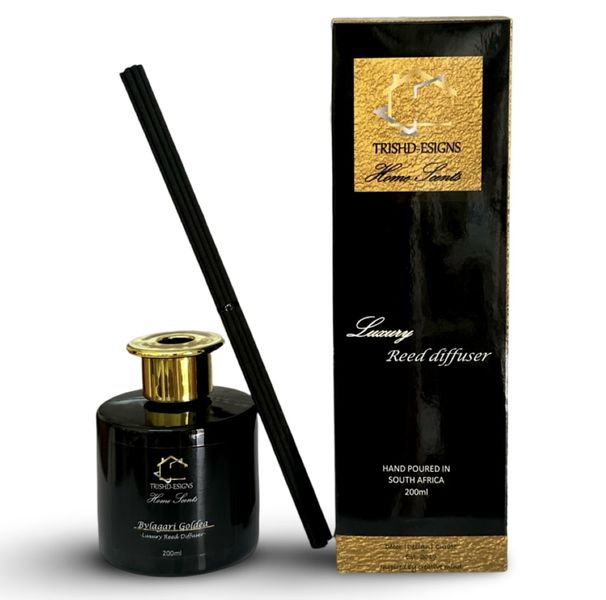 TRISHD-ESIGNS Bvlagari Golden-Ceramic Diffuser