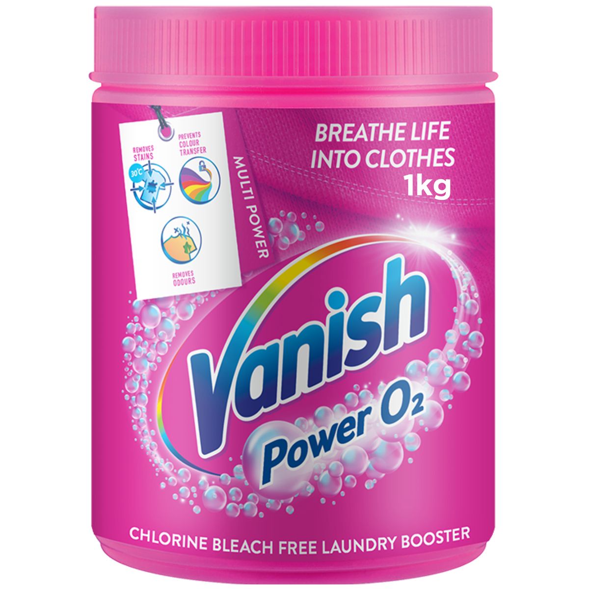 Vanish 500g, Laundry Stain Remover, Power O2 Pink, Multi-Action Powder ...