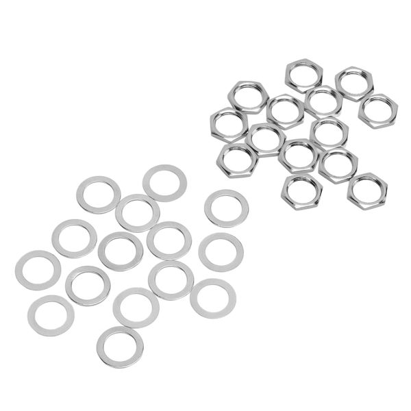 Guitar Jack Fasteners Kit Compatible with Electric Bass