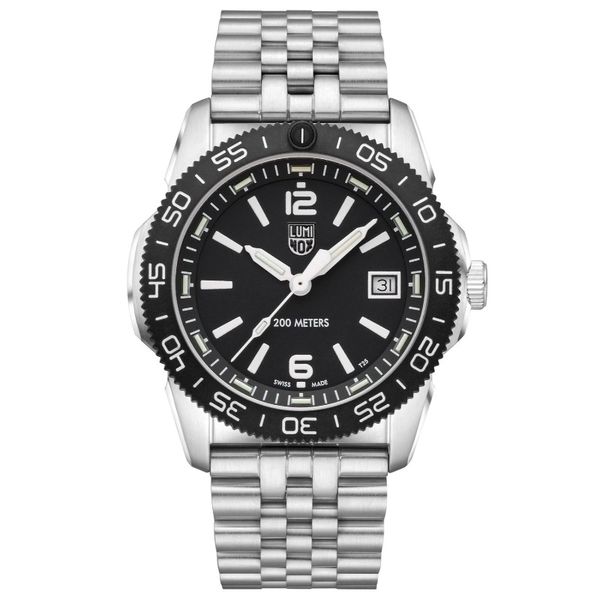 Luminox-Pacific Diver Ripple Black Stainless steel Mens Watch-XS.3122M