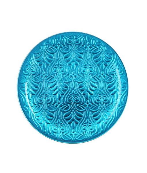 Irena Plate Versailles 35cm Turq.