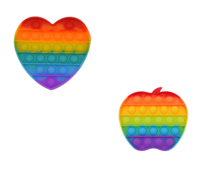Pop Sensory Toys - Heart and Apple Combo
