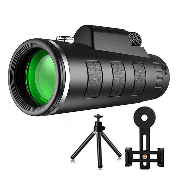 40 X 60 Monocular Telescope For Smartphone With Bag &amp;Phone Clip &amp; Stand