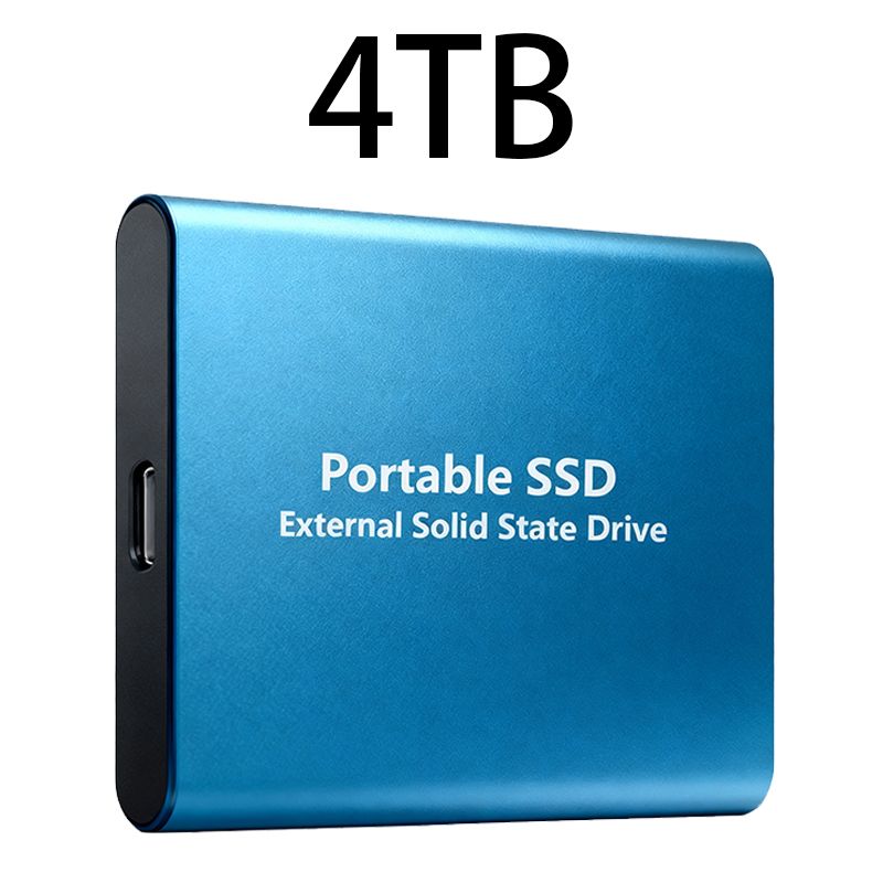 Portable 1/2/4TB High-Speed Hard Drive SSD for Mobile Phone/Laptop