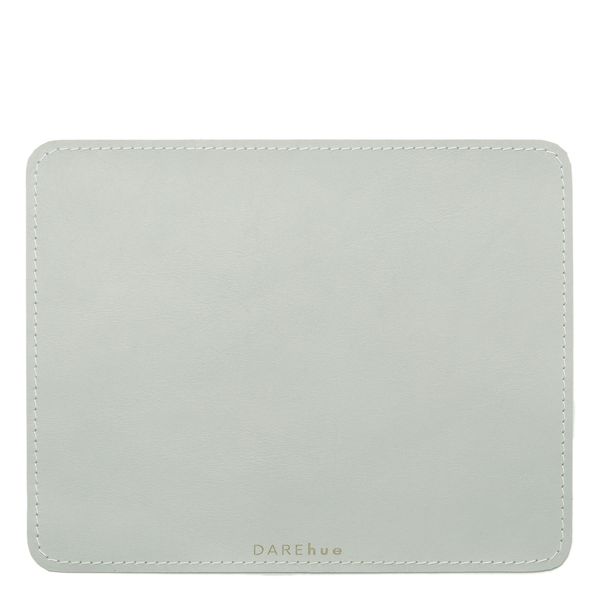 DAREhue - Light Grey Genuine Leather Mouse Pad