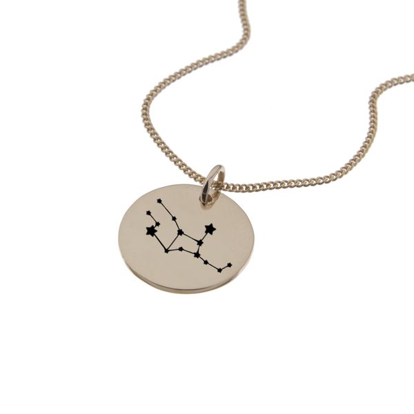 Virgo Constellation Rose Gold Necklace