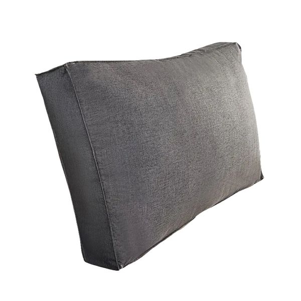 Decor Linen Fabric Backrest Lumbar Support Square Cushion -100cm