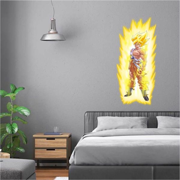 Goku Black vs SSJ2 Goku Wall Art