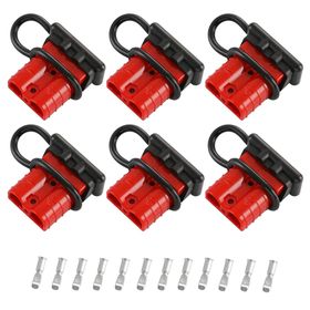 50A Auto Battery Quick Connect Wire Harness Plug Kit - Red | Shop Today ...