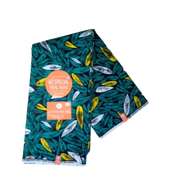 AZ Special Real Wax Fabric- Dark Green