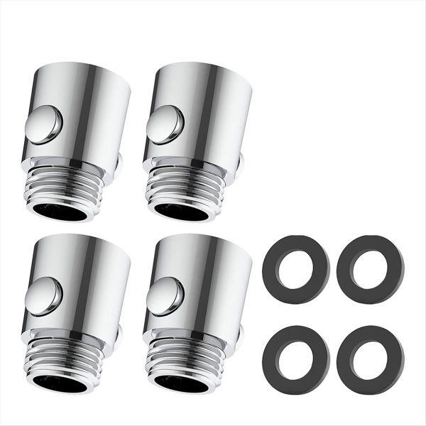 4 Pieces Shut-Off Valve Flow Limiter Shower